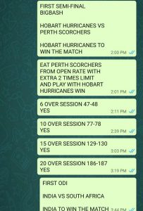 Perth Scorchers vs Hobart Hurricanes 1st Semi