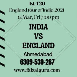 India vs England Prediction 1st T20I, Dream 11 Team