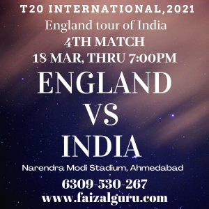 India vs England Prediction 4th T20I, Dream 11 Team