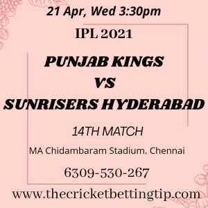 Punjab vs Hyderabad Prediction 14th Match, Dream 11 Team