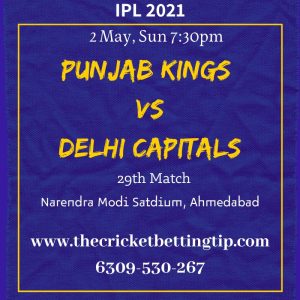 Punjab vs Delhi Prediction 29th Match, Dream 11 Team