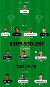 AD vs CHB, 22nd Match- Prediction and Sessions- Dream 11