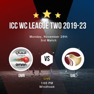 OMAN vs UAE, 3rd Match- Prediction and Sessions- Dream 11