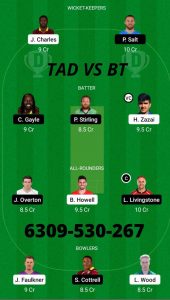 BGT vs AD, 3rd Place Play-off Match- Prediction and Sessions- Dream 11 