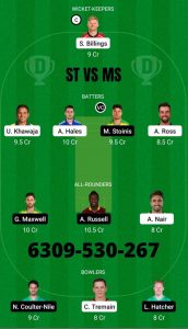 SYT vs MLS, 10th Match- Prediction and Sessions- Dream 11