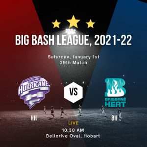 HBH vs BRH, 29th Match- Prediction and Sessions