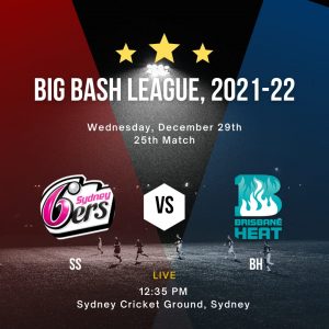 SYS vs BRH, 25th Match- Prediction